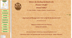 Desktop Screenshot of korbmacherei.de