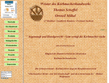 Tablet Screenshot of korbmacherei.de